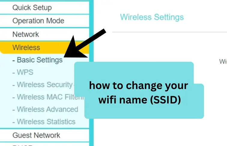 how to change wifi name
